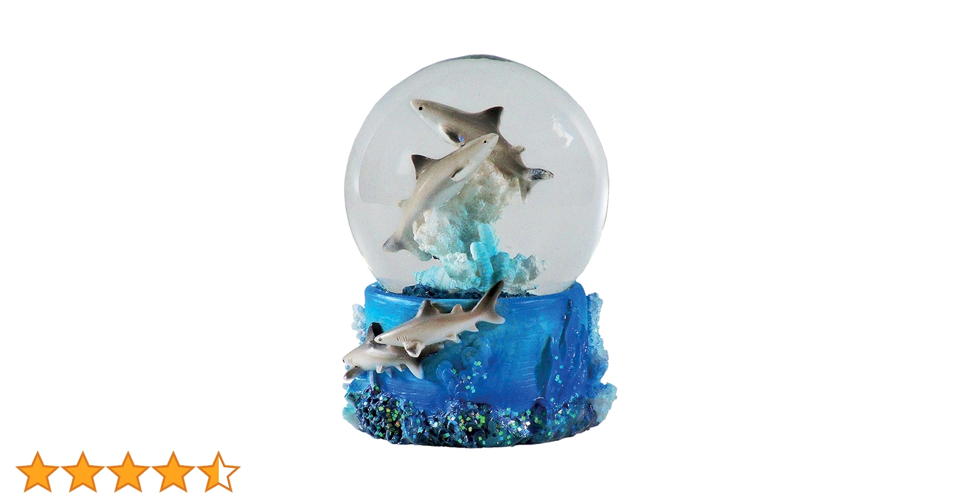 Amazon.co.jp: Water Globe - Deluxebase のサメ。サメのスノー